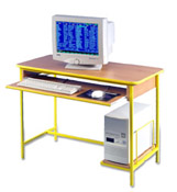 Kovový stůl na počítač